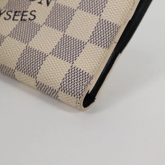 LOUIS VUITTON Damier Azur Portefeuille Insolite Long Wallet N63221 Auth yk19403V - Picture 4 of 16